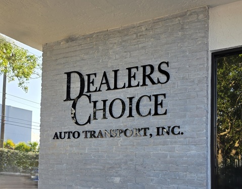 acrylic letters exterior sign