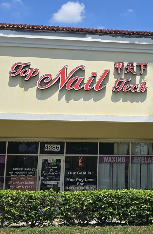 channel letters with vinyl