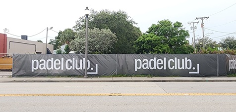 construction fence banner