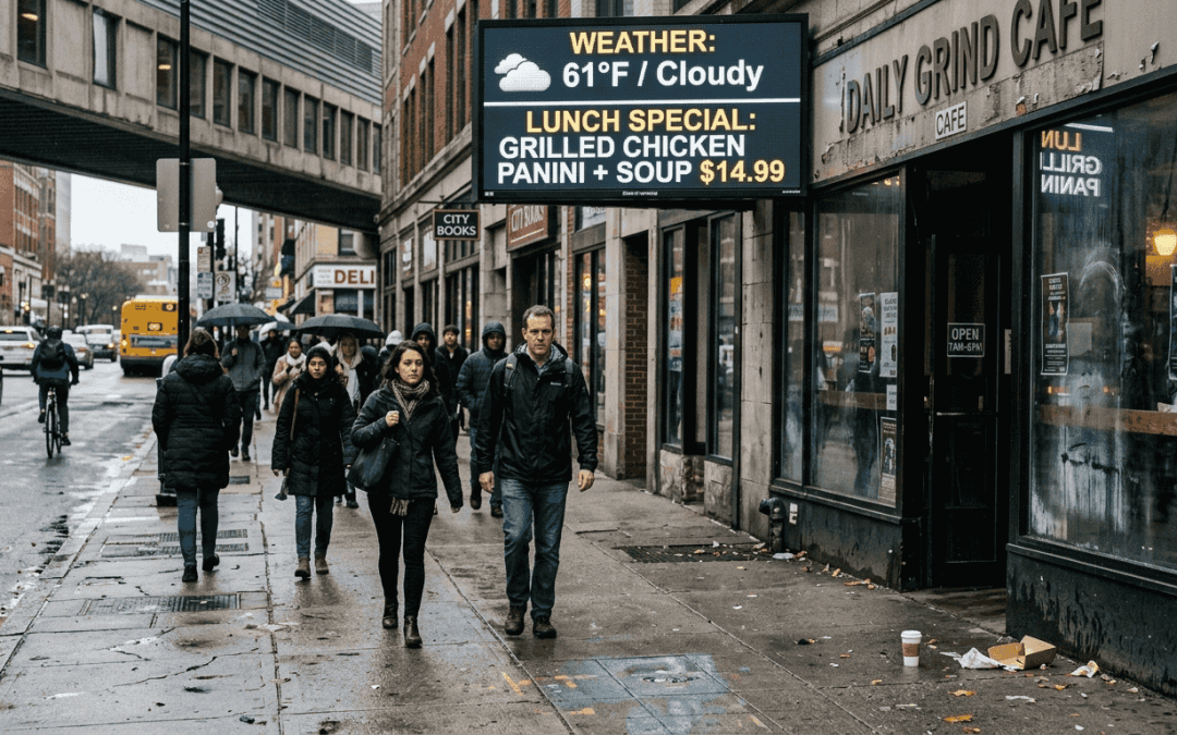 Top signage trends 2026: boost brand impact with AI displays