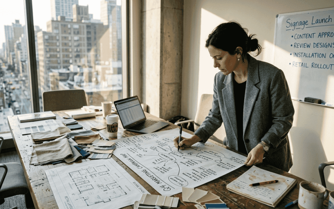 How to plan a signage campaign for maximum impact