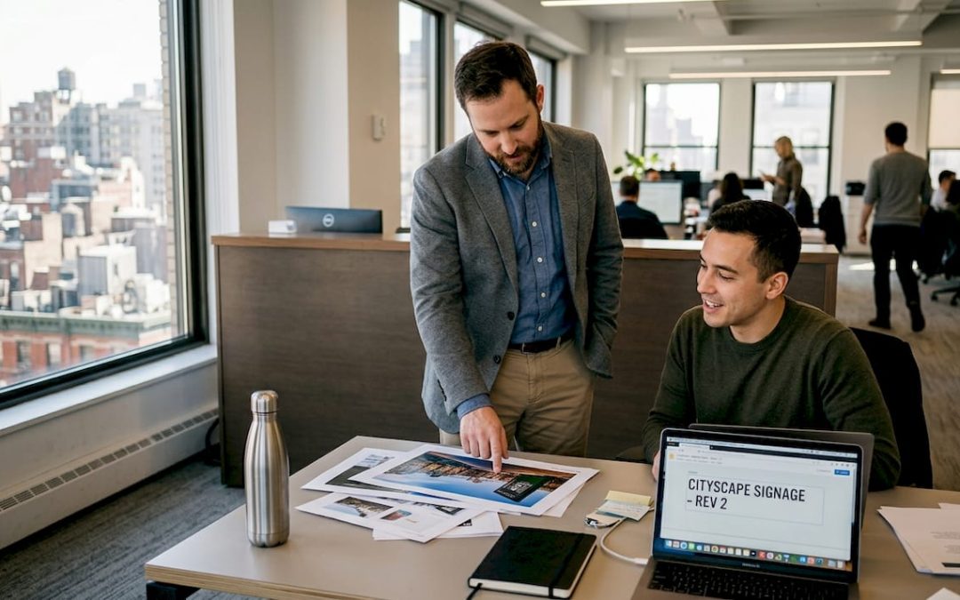 Master the corporate sign branding process in 5 steps