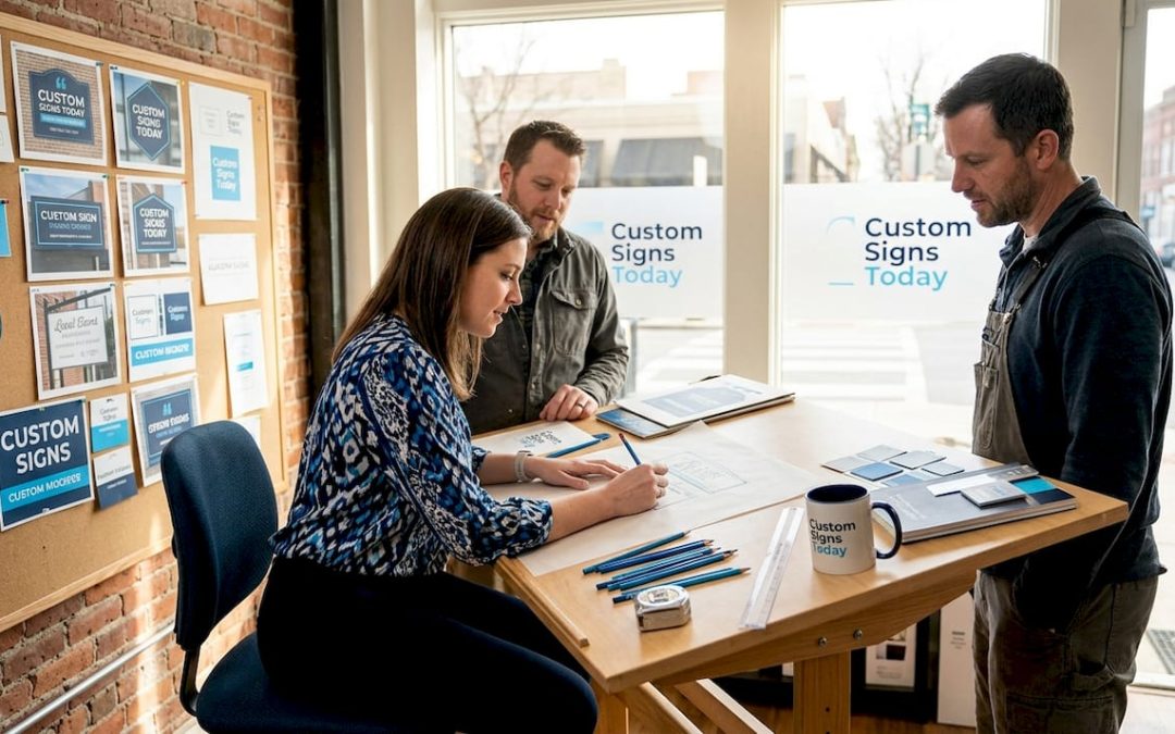 Why professional sign design boosts business visibility