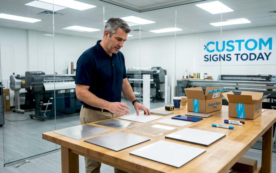 Choosing durable signage materials for lasting brand impact