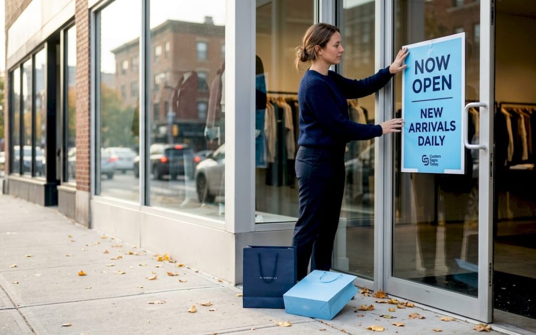 How graphics in storefront signage drive retail success